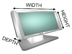 how to measure a flat panel tv