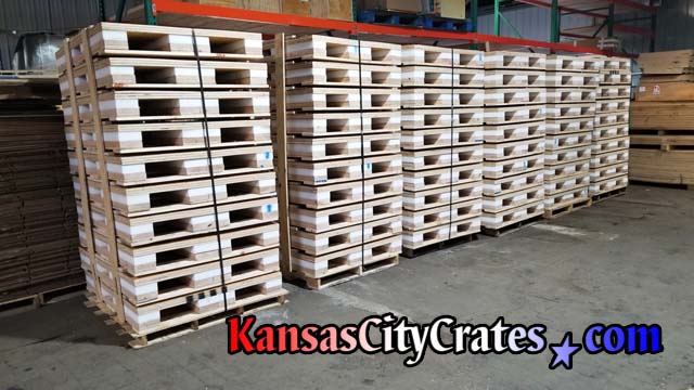 Inventory of shock pallets in-stock for quick shipping
